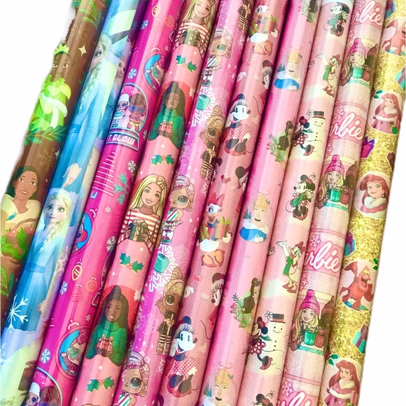 Christmas Character Wrapping Paper Bundle - Picture 1 of 2